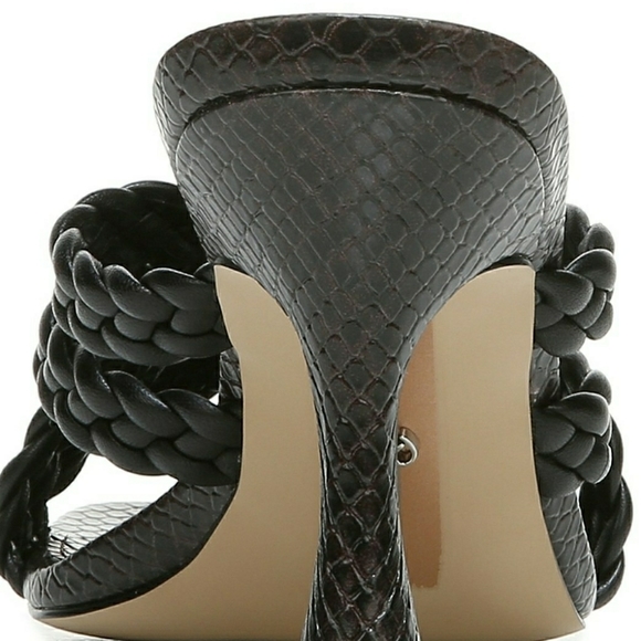 Majorie Sam Edelman Black Strappy Mule Leather S… - Picture 14 of 16